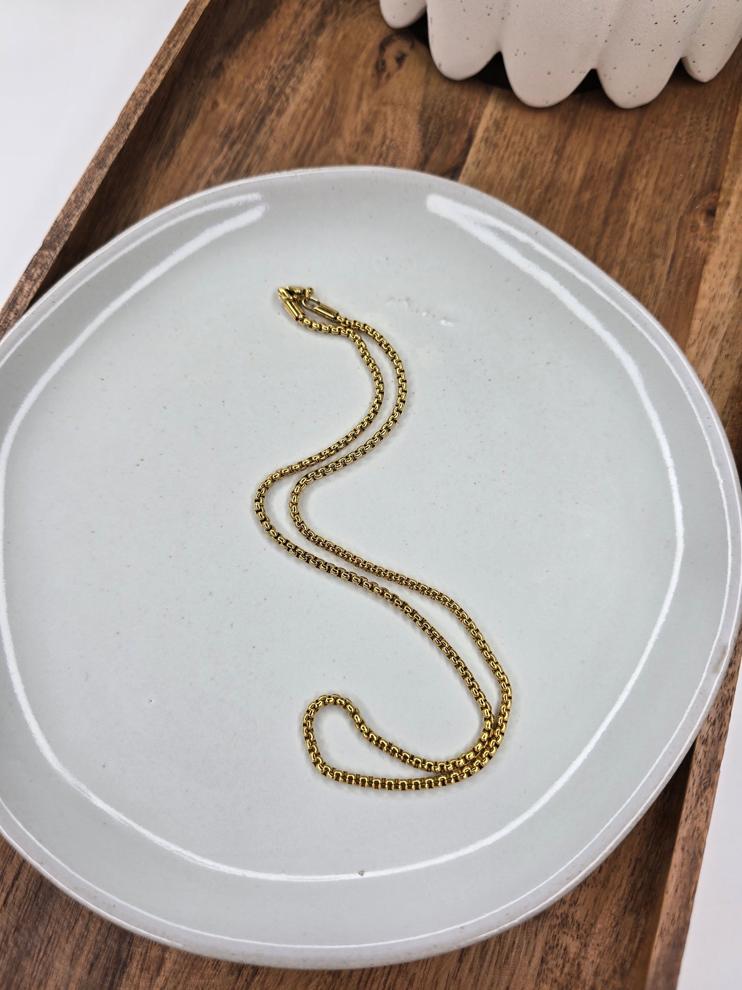 Box chain necklace