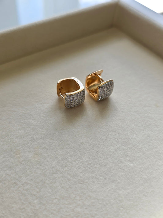 Square earrings